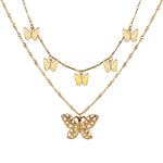 2020 Multi-layer Butterfly Necklace